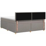  Boxspring krevet s madracem Sivosmeđa 180 x 200 cm Tkanina - Sivosmeđa 180 x 200 cm Dizajn linija | shoptok.hr