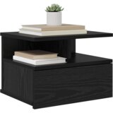 vidaXL ležeče nočne omarice 2 kosa Črn hrast 40x31x27 cm Inženirski les | Shoptok.si