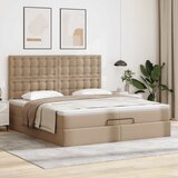  Okvir kreveta s madracima cappuccina 200x200 cm umjetna koža | shoptok.hr