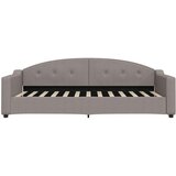  Raztegljiva postelja taupe 90x200 cm blago, (20792311) | Shoptok.si