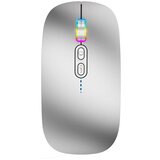 INF brezžična miška - trinačin za polnjenje silver, (21658989) | Shoptok.si