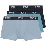 Boss Cotton Stretch 3 Pack Power Trunks Blue Plava u