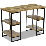 vidaXL Uredski Stol Drvo Manga 110x50x76 cm | shoptok.hr