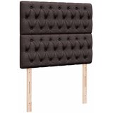  Krevet s oprugama i madracem tamnosmeđi 120 x 200 cm od tkanine | shoptok.hr