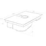 Elica NIKOLATESLA SWITCH WH/A/83 Indukcijska ploča sa integriranom napom | shoptok.hr