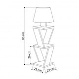 Hanah home kozena oak white lampa | ePonuda.com