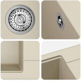  Umivaonik Bež 670 x 460 mm 80% kvarc i 20% smola | Eponuda.com