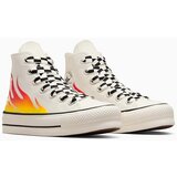 Converse Ženske patike chuck taylor all star lift platform flames | ePonuda.com