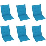  Blazine za vrtne stole 6 kosov modre 100x50x3 cm oxford tkanina, (20655607) | Shoptok.si