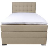 Boxxx BOXSPRING POSTELJA 120 cm x 200 cm , tekstil bež | Shoptok.si