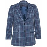 Trendyol Curve Plus Size Jacket - Blue - Regular fit Cene