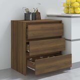  Komoda boja smeđeg hrasta 70 x 41 x 75 cm od iverice | shoptok.hr