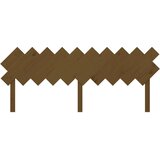  Uzglavlje za krevet boja meda 196x3x80,5 cm masivna borovina | shoptok.hr
