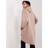 RELEVANCE Sweatshirt-RV-BL-9225.96P-dark beige | Shoptok.si