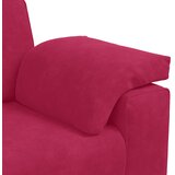  Dvosjed, sofa, vino crvena, 160x77x82 cm, baršun | shoptok.hr
