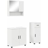  Set namještaja za kupaonicu s ladicama Zidne 3 pcs Bijelo | shoptok.hr