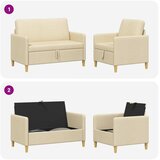  Set sofe s pohranom 2 pcs Krem Poliester | Eponuda.ba