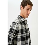 Koton Lumberjack Shirt Classic Collar Buttoned Long Sleeve Cene