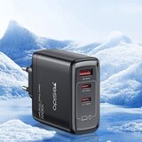  Zidni punjač Yesido YC142 100W 5A 1 x USB-A - 2 x USB-C crni | Shoptok.si