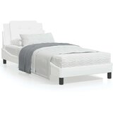  Okvir za krevet s uzglavljem bijeli 80 x 200 cm od umjetne kože | shoptok.hr