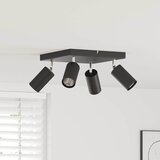  Stropni reflektor s reflektorima Crna 26 x 26 x 16 cm Metal | Eponuda.com