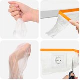  Prozračna ploča s ljepilom 12 pcs *Transparent*an 110 x 3300 cm | shoptok.hr