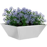 Vrtna saksija 5 pcs Srebrno 40 x 40 x 15 cm Nehrđajući čelik | shoptok.hr