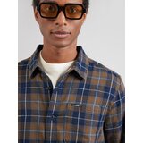 Volcom Srajca 'CADEN' mornarska / rjava / bela | Shoptok.si