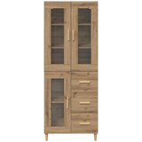  Highboard Umjetnički hrast 69,5 x 34 x 180 cm Konstruirano drvo | shoptok.hr