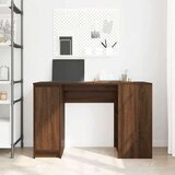  Radni stol smeđi hrast 120x42x76 cm konstruirano drvo | shoptok.hr