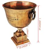 Pokal za Hlajenje Šampanjca Baker Rjave Barve | Shoptok.si