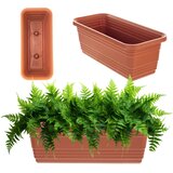 KADAX balkonski cvetlični lonec 40 cm opečnato rdeč cvetlični lonec (5000352677) | Shoptok.si