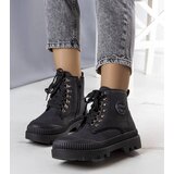 Lee Cooper - producent Black insulated ankle boots | ePonuda.com