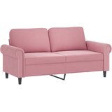  3-dijelni set sofa s jastucima ružičasti baršunasti | shoptok.hr