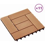 Pločice za decking 11 pcs Tikovina 30 x 30 cm | Eponuda.com