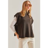 Bianco Lucci Women's Turtleneck Belt Tie Knitwear Sweater | shoptok.hr