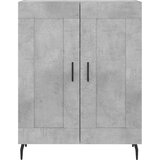  Visoka komoda siva betona 69 5x34x180 cm od konstruiranog drva | shoptok.hr