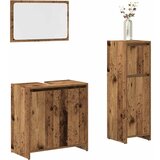 Maison Chic Kopalniško pohištvo - Kopalniški sestavi 3 kosa starinski les inženirski les, (21787888) | Shoptok.si
