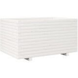 Furnova Vrtno cvetlično korito belo 90x60x49,5 cm trdna borovina, (21919874) | Shoptok.si