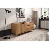 The Beds Niska komoda od punog hrasta u prirodnoj boji 140x64 cm Twig – | shoptok.hr
