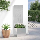  Privatnost u vrtu Srebrna 50 x 150 cm Nehrđajući čelik | Eponuda.com