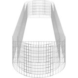  Gabionska povišena gredica od pocinčanog željeza 400x100x50 cm | shoptok.hr