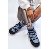 Boto Women's Fashionable Lace-up Snow Boots Blue Carrios | Shoptok.si