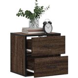 vidaXL Stenska nočna omarica rjavi hrast 40x31x39,5 cm | Shoptok.si