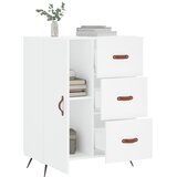  Komoda bijela 69,5x34x90 cm od konstruiranog drva | shoptok.hr