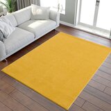 Lesnina XXXL TEKAČ Uni 80/200 cm tkano rumena | Shoptok.si