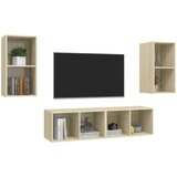 TV Zidni ormarići 4 kom boja hrasta sonome od iverice | shoptok.hr