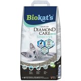 Biokats Diamond Care Sensitive Classic pesek za mačke - Varčno pakiranje: 2 x 6 l Cene