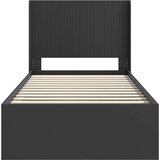  Okvir za krevet s pohranom i uzglavljem Crna 75 x 190 cm - Crna 75 x 190 cm | shoptok.hr