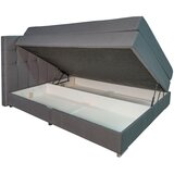 Hom`in POSTELJA BOXSPRING x , les, tekstil, leseni material siva | Shoptok.si